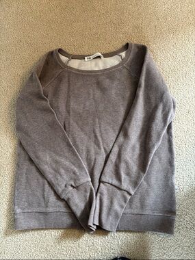 Fig Women’s Crewneck Sweater in Taupe Brown